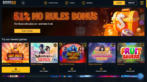 brango casino Jeu